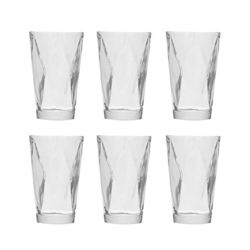 لیوان زنگان گلس مدل آکوا 1107 بسته 6 عددی