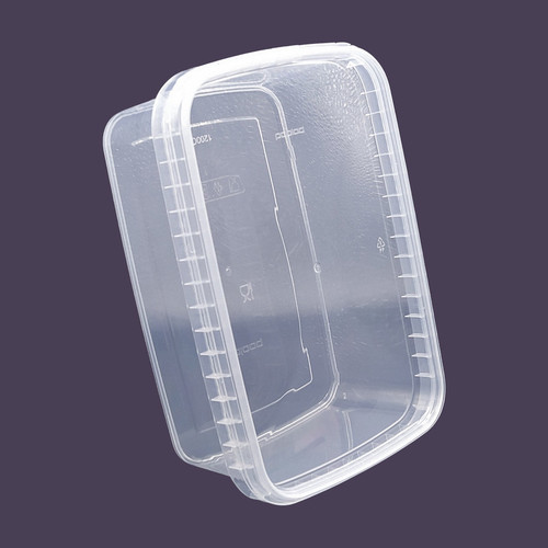 ظرف نگهدارنده مدل فریزری طرح مستطیل کد 1200cc بسته 12 عددی